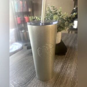 Starbucks Gold Shimmer Insulated Tumbler